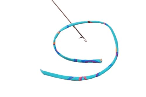 Image of Gemsy Hooked Needle Set of 1 for Tailoring, Loop Turner Hook Sewing- Perfect Tools for Piping, Knots, Bias Tubing - Stainless Steel - Ideal for Button Looping, Trims, DIY