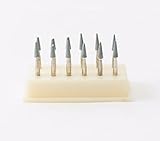 Dental Abrasive Polishing Finishing Mounted Stones Point Green RA Conical 12pack