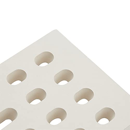 Grill Valueparts Rev5504Cb (4-Pack) Grand Turbo Grand Hall Members Mark Ceramic Briquettes Ceramic Brick Flame Tamer, Set Of 4 (Dimensions: 7 1/16" L X 4 3/4" W X 1/2" H) #TOP4