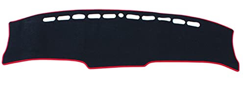 Alfombrilla Parasol para Hyundai Tucson NX4 2021 2022 con Volante a la Derecha Borde Rojo