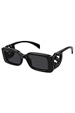 GUCCI SUNGLASSES GG1325S-001 BLACK-BLACK-GREY 54 WOMENS
