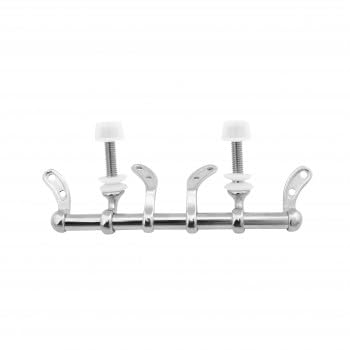 Renovators Supply Manufacturing™ Toilet Seat Hinge, Titanium Plated Brass Color PVD 304 Stainless Steel, Durable Rust Resistant Replacement Hinges (Chrome)