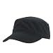 Washed Cadet Cotton Twill Adjustable Military Radar Caps (Various Colors) (Black)