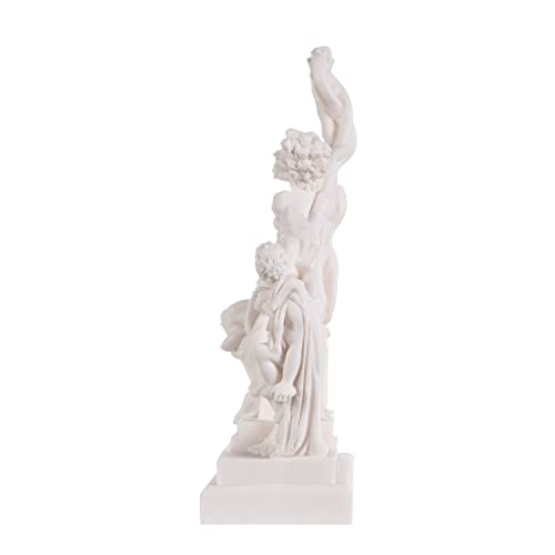 Estatua Laocoön y sus hijos con serpientes 29 cm miniatura 7