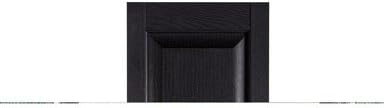 Premier Raised Panel Exterior Decorative Shutters, Black - 15 x 63 in.
