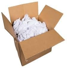 Miniatura 5 de Trapos de limpieza de tela de algodón de punto blanco premium (1.00)