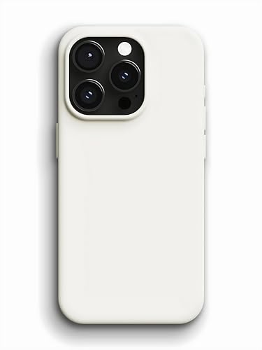 Image of Aa TrendX Silicon Case Cover Compatible with iPhone 13 Pro Max Case Cover | Slim Fit Silicone Back Case for iPhone 13 Pro Max /Camera Protection /Hard Edge /Premium Back Case Cover / (White)