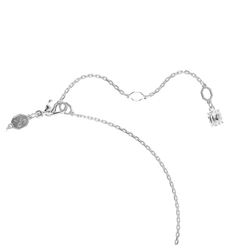 Swarovski Pendentif Imber, Taille ronde, Blanc, Métal rhodié – vue 3
