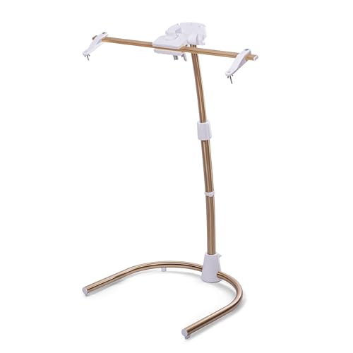 Daylight Company Stitchsmart Stand, Adjustable Embroidery Hoop Stand, Rotated Cross Stitch Stand, Hoop Holder, Hands Free Needlework Stand for Art Craft Sewing Projects,White