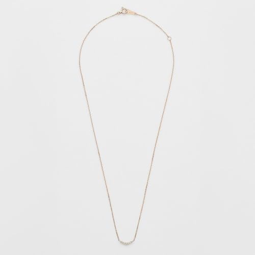 [アガット] 《WEB限定》K10ダイヤモンドネックレス（ピンクゴールド） ホワイトその6