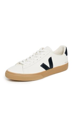 Veja Men's Campo Sneakers, White/Nautico/Natural, 10 Medium US
