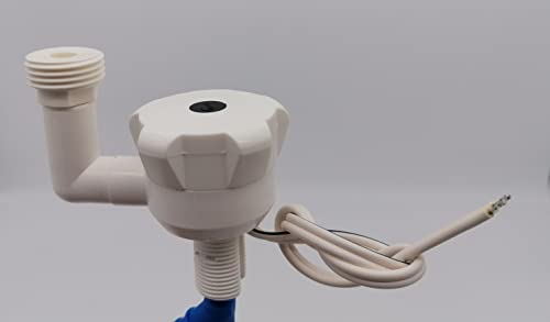 CR-MOESANCO® Universal-Wasserhahn mit 1/2-Gewinde + Edelstahl-Klemme für Wohnwagen, Wohnmobil, Wohnmobil, Boot