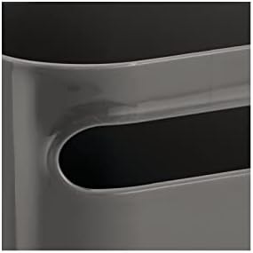 mDesign Bathroom Basket - Storage for Shower Accessories Such as Makeup, Shampoo, Lotion and Perfume - Can Also Be Used as a Shower Caddy - Grey