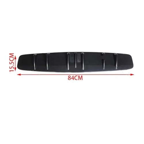 Cuerpo divisor de labios de 7 aletas en negro brillante para parachoques trasero de Mazda CX-9 2