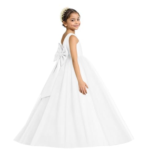 Flower Girl Dress for Wedding Girl Pageant First Communion Dress Birthday Party Ball Gowns for Kids
