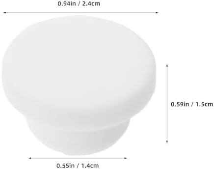 Hemobllo 4pcs Water Flosser Replacement Part Silicone Tank Cap with Tight Seal Leakproof Sealing for Oral Irrigator Water Tank Stopper Compatible for Home and Office Use
