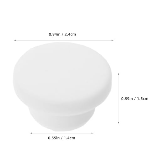 Hemobllo 4pcs Water Flosser Replacement Part Silicone Tank Cap with Tight Seal Leakproof Sealing for Oral Irrigator Water Tank Stopper Compatible for Home and Office Use