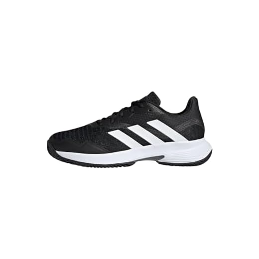 adidas CourtJam Control Tennis Shoes, Low Hombre, Core Black/FTWR White/Grey Four, 39 1/3 EU
