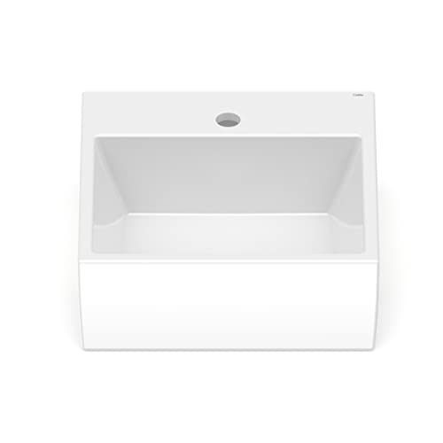 Cuba de Semiencaixe 410X410 com Mesa Basic Q2 - Celite