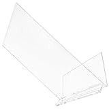 YPBEW Funktionelle, abnehmbare Struktur für Kleidung aus Acryl, ideal für die Gestaltung von Schaufenstern Abnehmbarer Hemdenständer aus Acryl