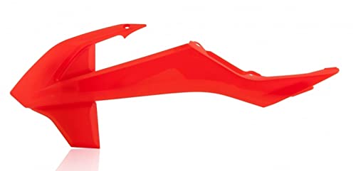 Ouïes de radiateur orange fluo Acerbis pour moto KTM XCW 125 modèles 2017 à 2019
