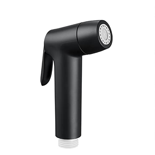 TTDGYYXW Rociador de bidé de Mano, rociador de pañales para baño Negro, Grifo de Ducha, bidé, Cabezal de Ducha para Inodoro, rociador de Acero Inoxidable Negro, Limpieza de Inodoro, Negro B (Negro A)