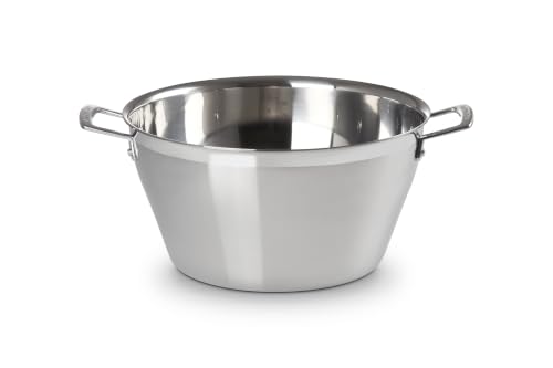 LE CREUSET Confiturier, 30 cm, INOX 3-ply, Capacité : 9,3 L, Argenté,96204130001000
