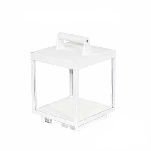 Lanterne à visière LED blanche pour vos soirées terrasse d'été