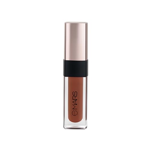 Image of MARS Popstar Non-Drying Liquid Mousse Lipstick for Women with Matte Finish | Lightweight and Non-Sticky Formula | Up to 12 Hour Long Lasting | Transferproof & Waterproof (6.0ml) (01-Closeup)