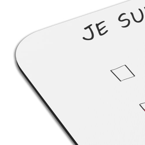 Sets de table grand format en caoutchouc Je suis Merveilleuse x4