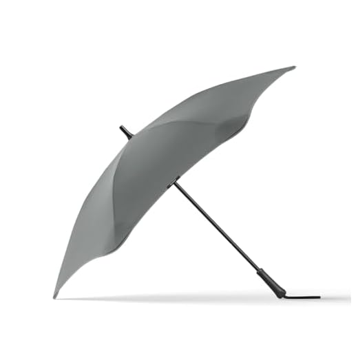 Best umbrella for walking your dog Grey Windproof Classic Umbrella by BLUNT