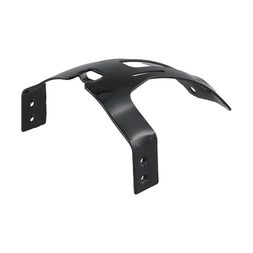 Lecreatekit Soporte de guardabarros trasero para xiaomi para scooters mi4 y ultra eléctricos, construcción metálica, 135 x 119 mm, negro, 130.3 g