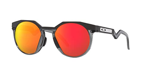 Image of Oakley Sunglasses for Men - OO9242 HSTN Low-Bridge, Round Sunglasses PRIZM Lenses