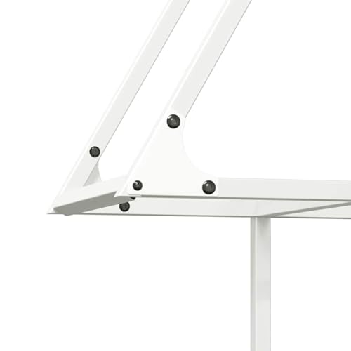 Étagère à bûches de cheminée robuste ATOMSTACK MAKER blanche 80 cm - 5