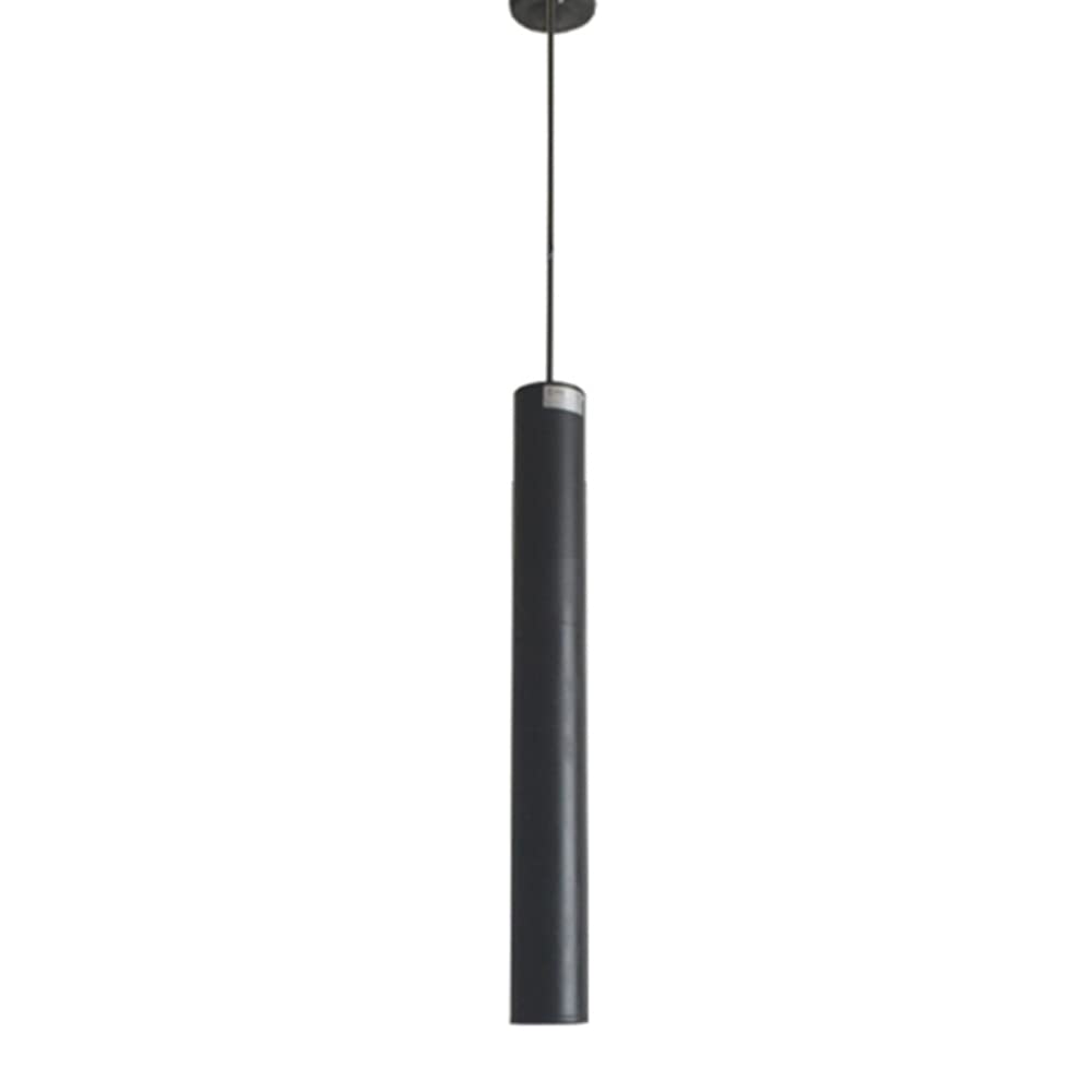 Lampe suspendue à tête unique noire pour structurer un grand volume
