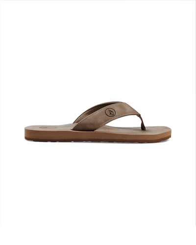Image of Volcom Men's Daycation Flip Flop Sandal - Soft Brushed Recliner Comfort Foam Footbed