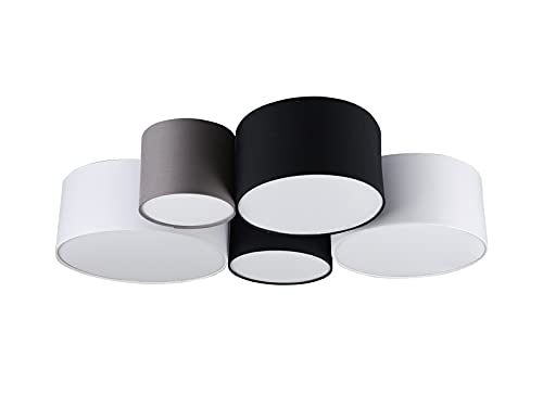 Lampada da soffitto a LED con diversi ombrelli in