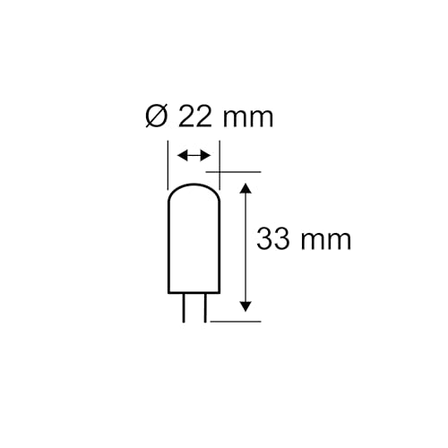 Paulmann 28811 LED Lamp Pin Base G4 12 V 250 lm 2.5 W 2700 K White Lamps, 1 Stück (1er Pack) - Image 4