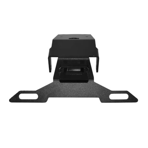 Support plaque d'immatriculation arrière moto avec éclairage LED étanche - 4