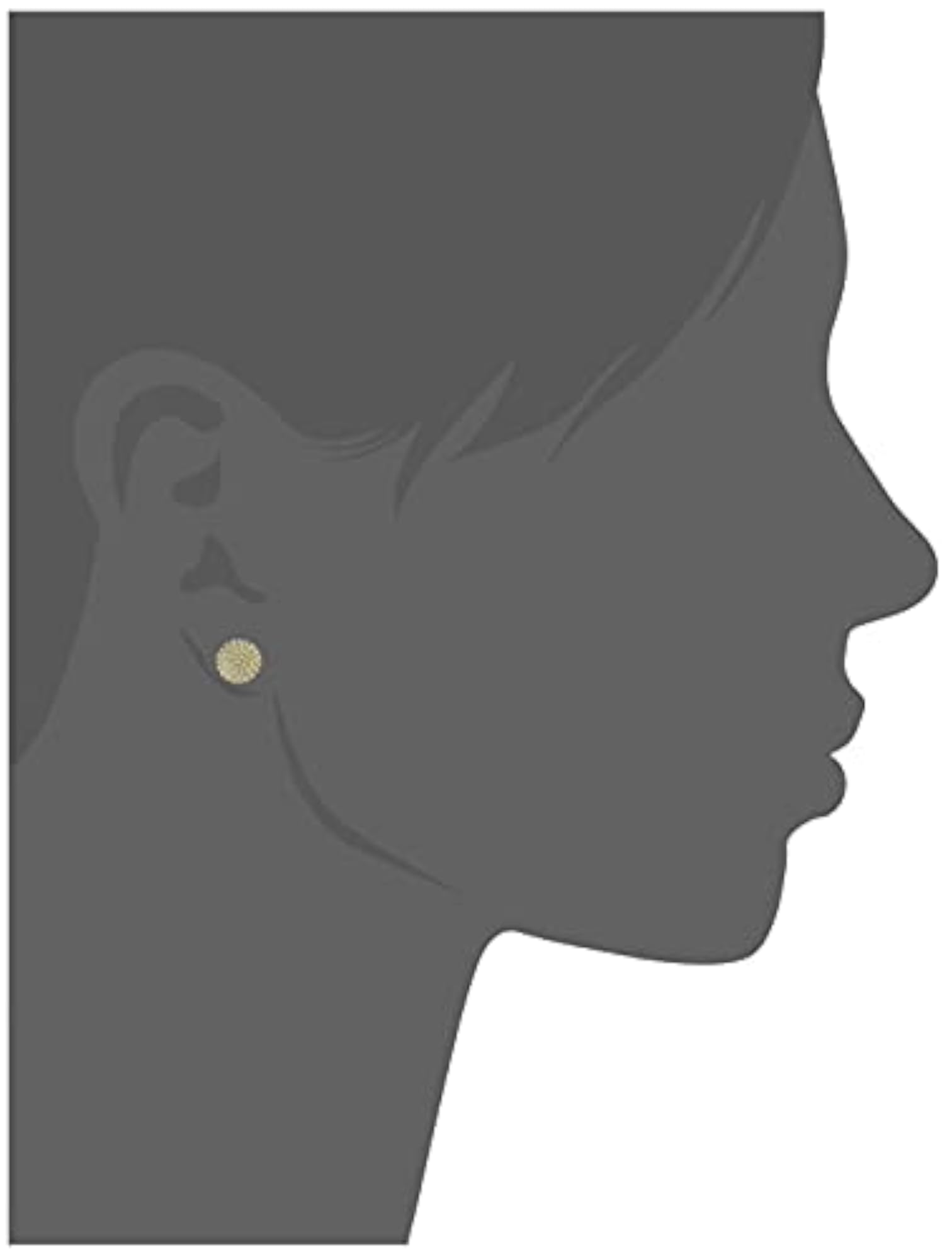Textured Stud Earring Hand-Textured Ball Design