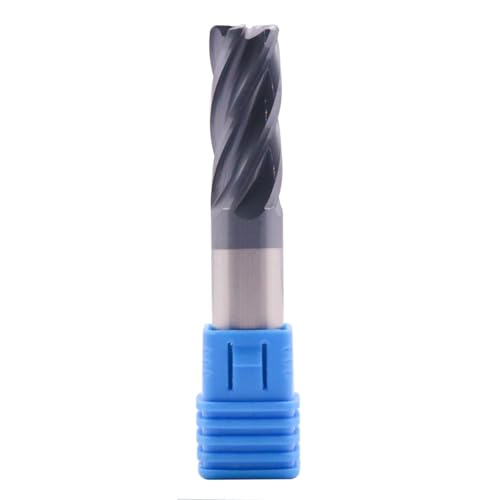 Image of High Performance Solid Carbide Corner Radius End Mill - AlCrN Coated, Variable Helix- .060 inch Corner Radius, 5 Flute, 1 /2 inch Cutting Diameter, 1 /2 inch Shank Diameter, 1-1 /4 inch Length of Cut, 3 inch Overall Length