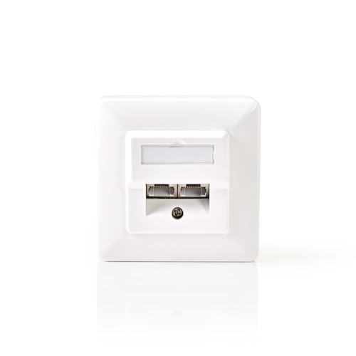 Nedis Ccgb89150Iv Connettore Rj45 Cat5/Cat6 Femmina Pvc Bianco