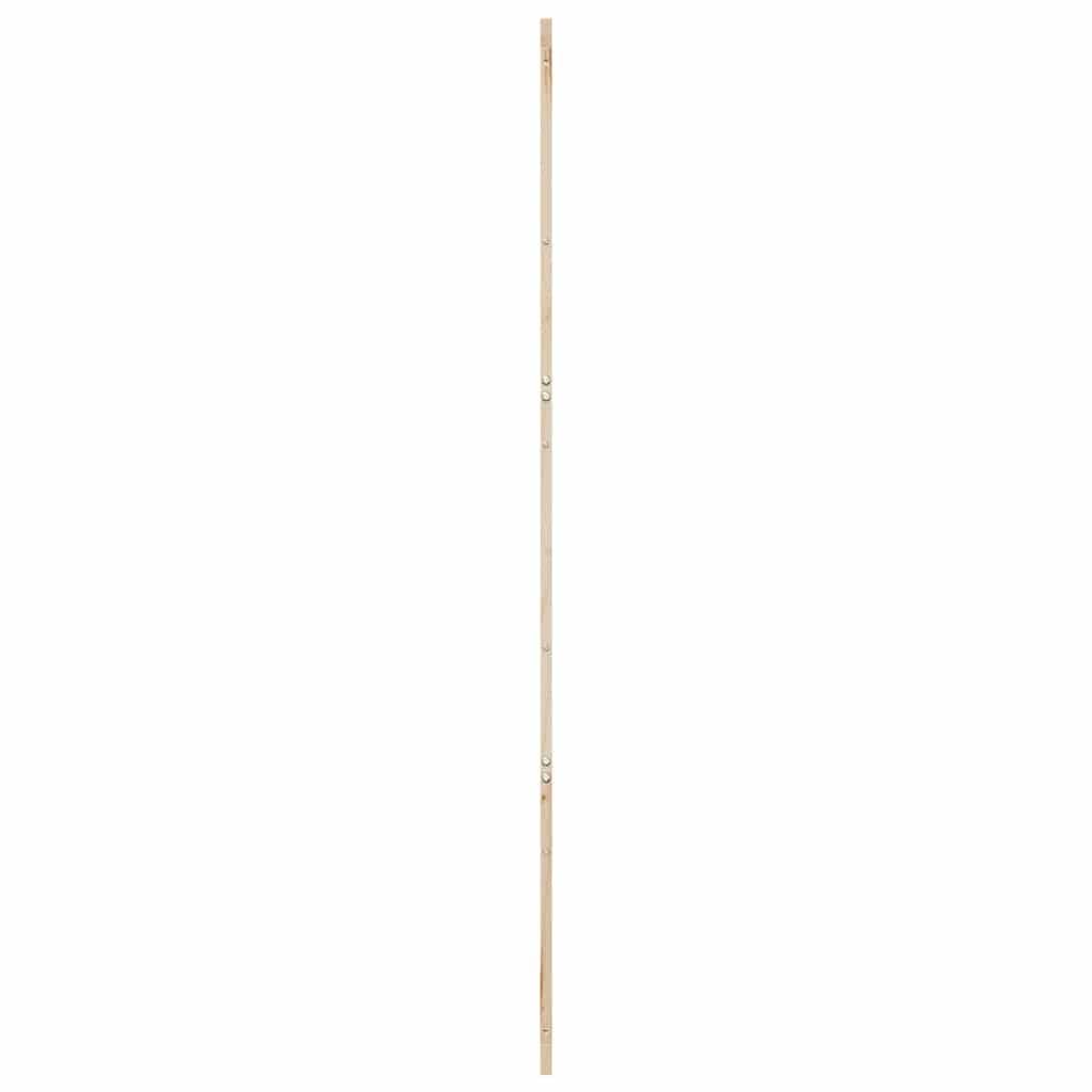 vidaXL Porte de Grange Naturel 80 x 2,5 x 208 cm Bois de pin Massif, Porte coulissante Moderne en pin Super Fonctionnelle, Parfaite comme entrée ou comme séparateur de pièce