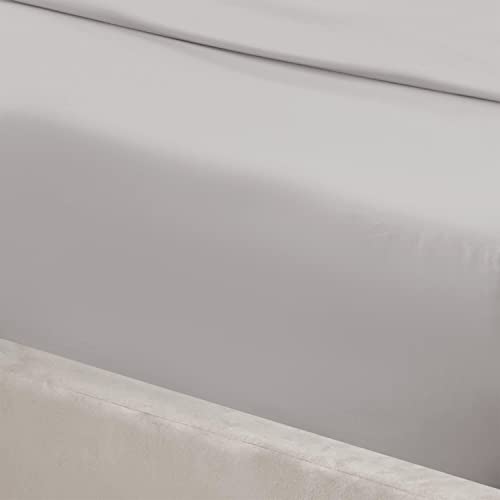 Imperial Rooms Fitted Sheets Double 25 CM Brushed Microfibre Easy Care Soft Bed Sheets Fade Resistant (Grey) - Image 4