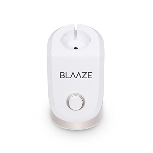 Blaaze 110V Powerful 800W Mixer Grinder W/ 3 Stainless Steel Jars & Blades Perfect For Dry & Wet Fine Grinding – Dosa Batters, Indian Curry Spices Coconut Chutney Grinding Mixing (White Matte Silver) #TOP3