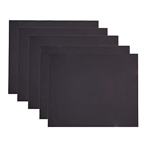 Universal Teflon Non-Stick Oven Liners Set of 5 Heavy Duty Cooking Mats Protectors for The Bottom of Electric, Convection & Fan Assisted Ovens Easy Clean Cover