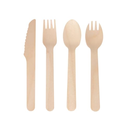 Disposable Wooden Fork, Eco-Conscious Dining Utensil for Food Service