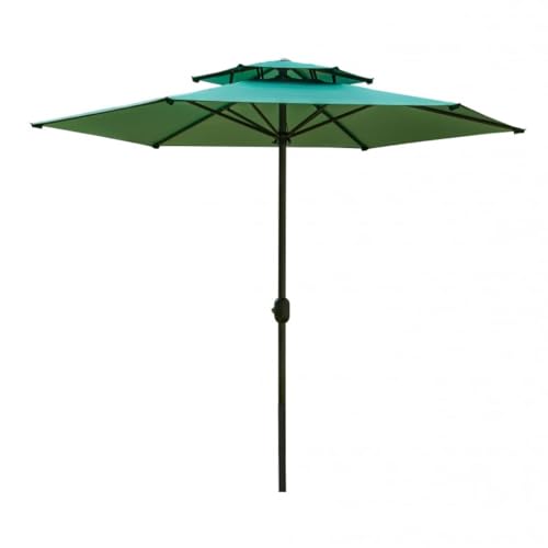 Sombrilla de terraza de 2.5m con base incluida para jardin y piscina