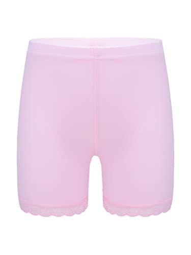 Youth Girls 6 Packs Lace Trim Safety Shorts Athletic Bike Dance Booty Shorts Under Dress Undershorts Yoga Gymnastics4