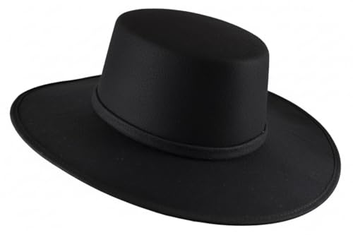 Listado de Sombreros de vestir para Mujer que Puedes Comprar On-line. 42 FABELLINO Sombrero Unisex Cordobes Dubetina Hípster Tipo Español Elegante (Negro, Grande)